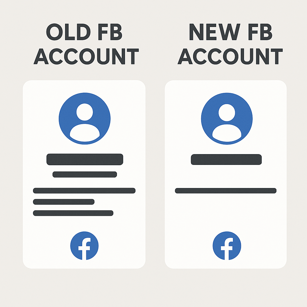 Old & New Facebook accounts